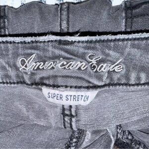 American Eagle Outfitters Charcoal Super Stretch Denim